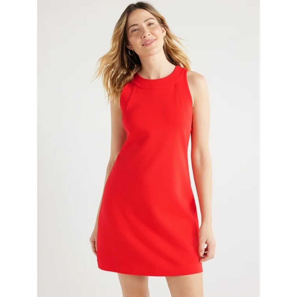 Free Assembly Women's Sleeveless Wide Strap Mini Dress NWOT